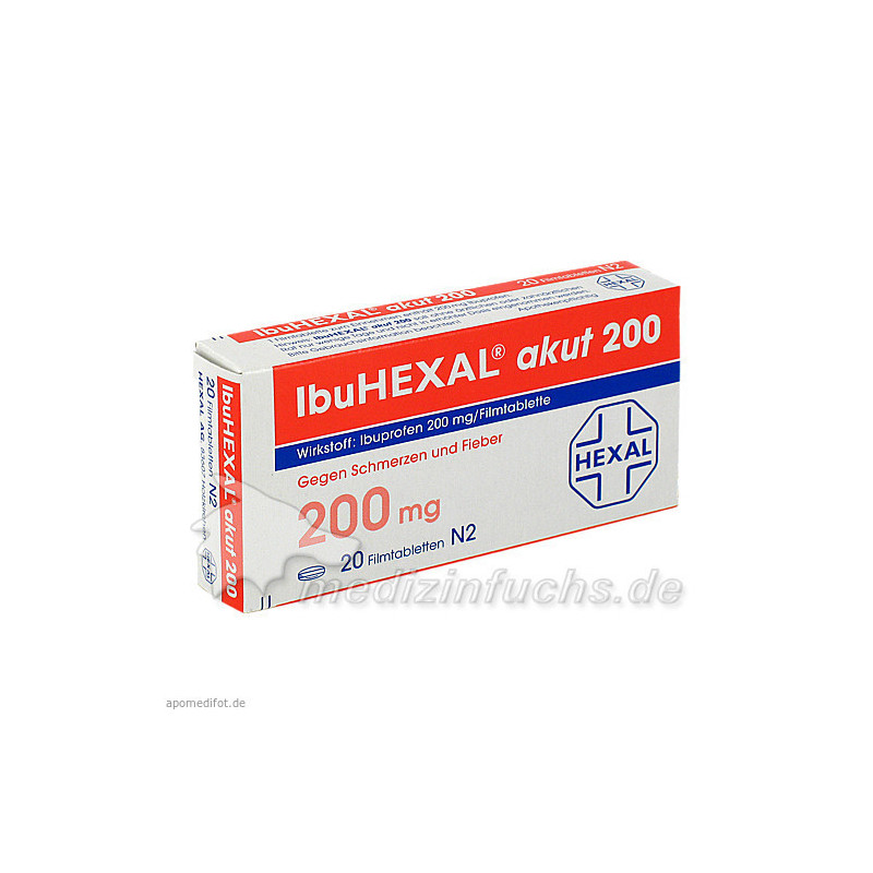 IbuHEXAL akut 200, 20 ST – PZN 2222472