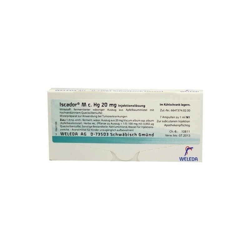 Iscador M c. Hg 20mg, 7X1 ML – PZN 1385752