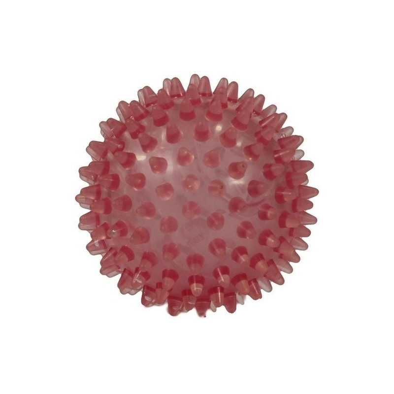 Igelball 9cm rot-transparent, 1 ST – PZN 1231701