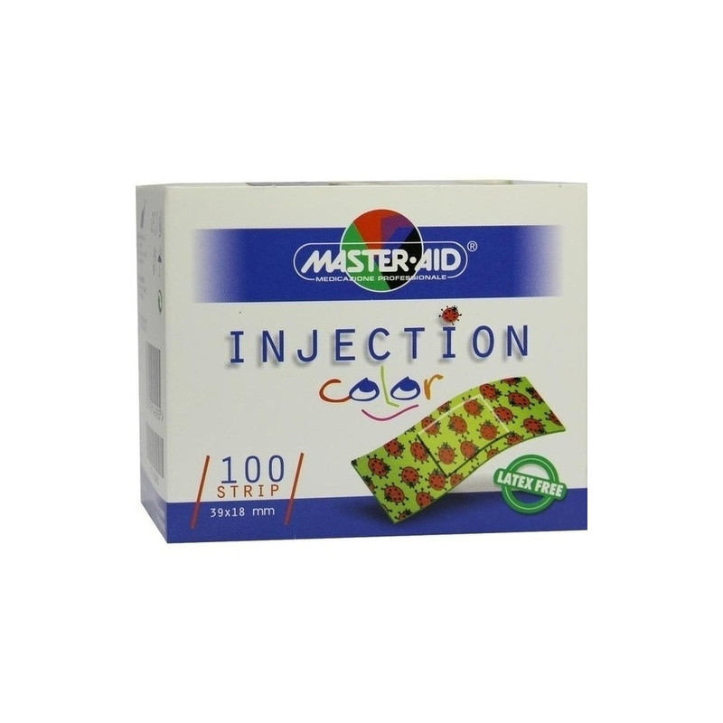INJECTION strip color 39x18mm Kinderpfl.Master-Aid, 100 ST – PZN 7686963
