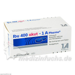Ibu 400 akut - 1A-Pharma, 30 ST – PZN 7754334