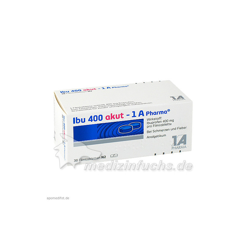 Ibu 400 akut - 1A-Pharma, 30 ST – PZN 7754334