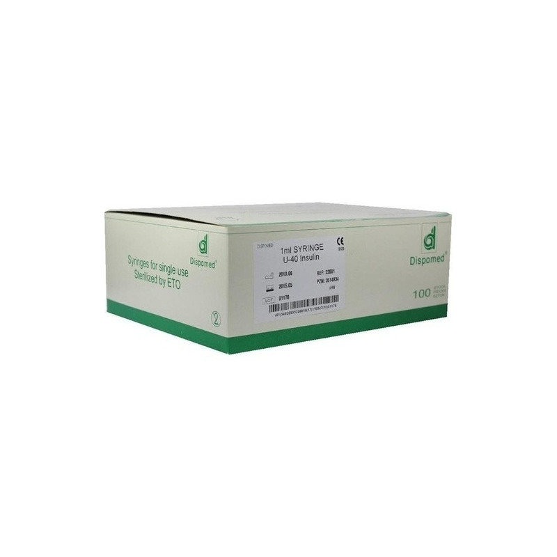 Insulins Spr 1ml ohne Kanüle U40, 100 ST – PZN 3514834