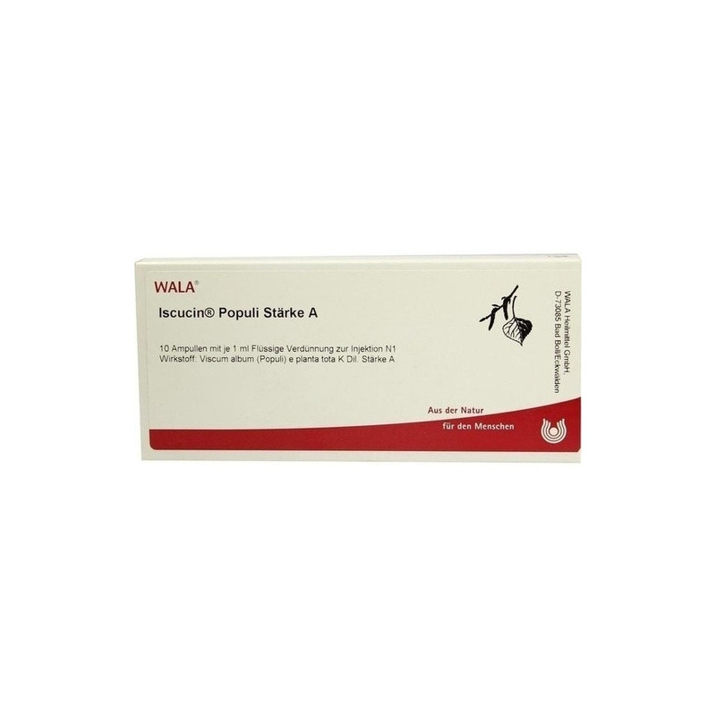 ISCUCIN POPULI STAERKE A, 10X1 ML – PZN 4429272