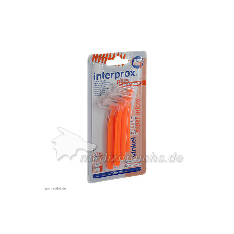 interprox plus super micro orange Interdentalbürst, 6 ST – PZN 5703597