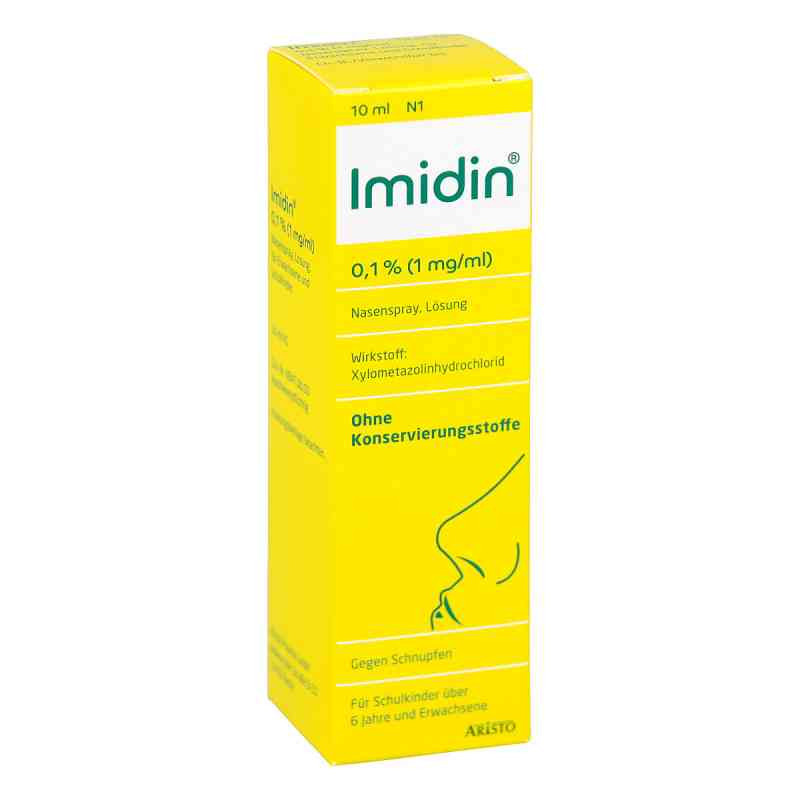 Imidin 0,1% 1 mg/ml Nasenspray (10 ml) – PZN 13722491