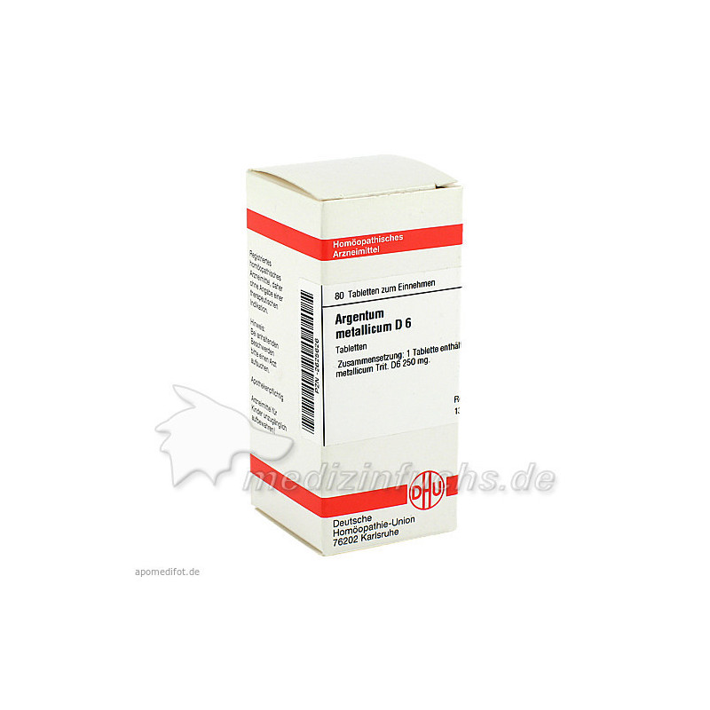 ARGENTUM MET D 6, 80 ST – PZN 2625626