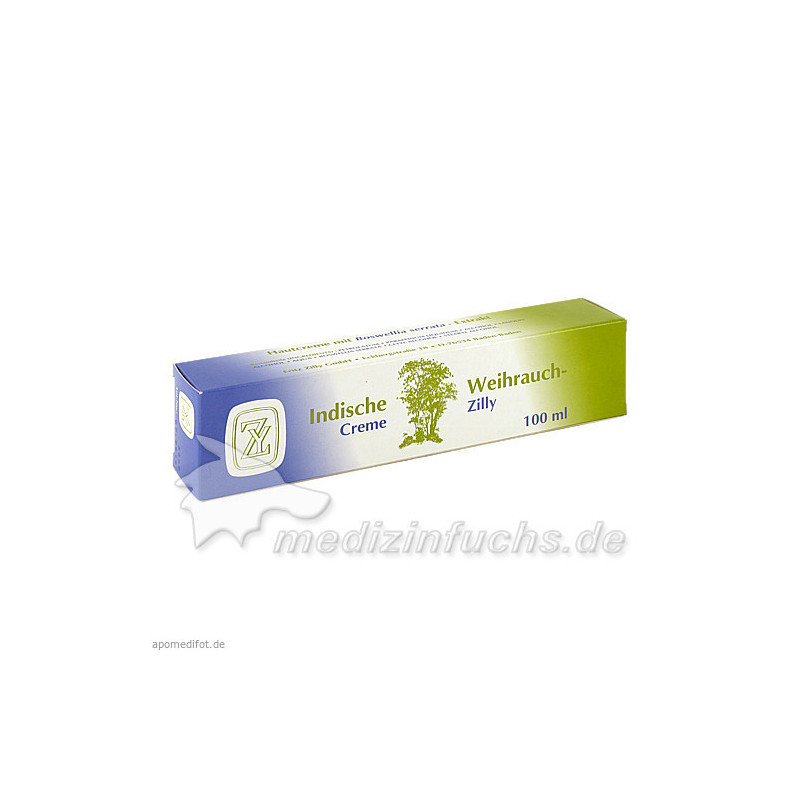 Indische Weihrauch Creme Zilly, 100 G – PZN 1412153