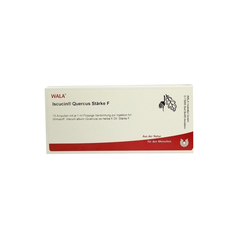 ISCUCIN QUERCUS STAERKE F, 10X1 ML – PZN 3083446