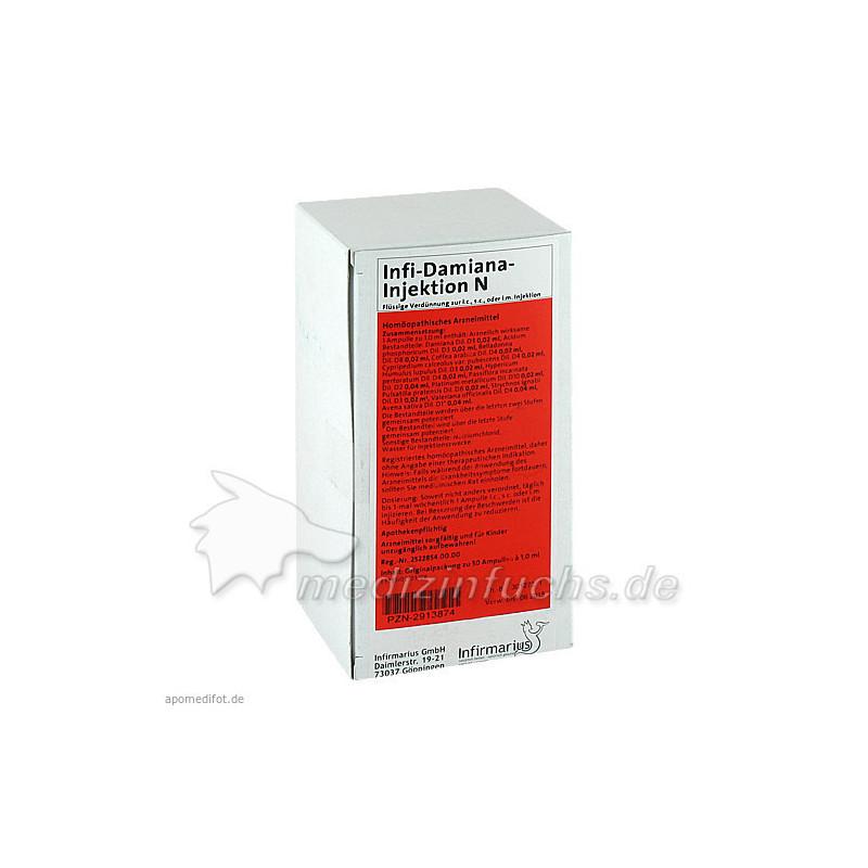 Infi-Damiana-Injektion N, 50X1 ML – PZN 2913874