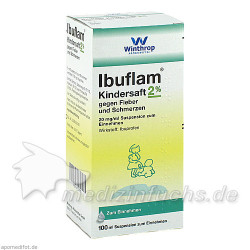 Ibuflam Kindersaft 2% gegen Fieber und Schmerzen, 100 ML – PZN 9731722