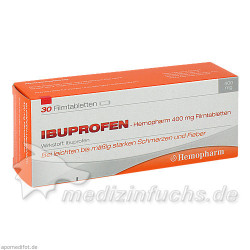 ibuprofen-Hemopharm 400mg Filmtabletten, 30 ST – PZN 7411025