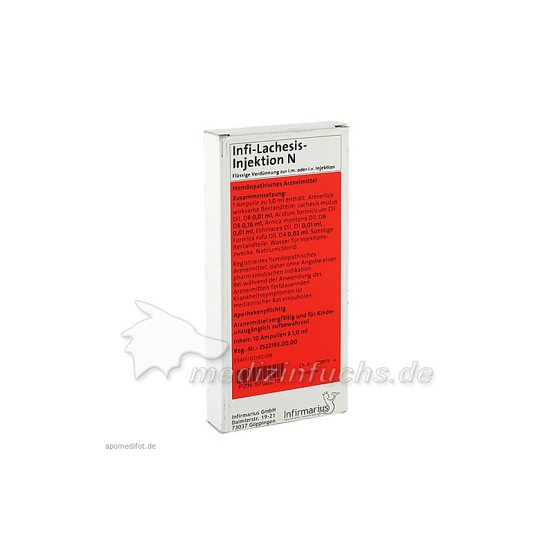 Infi-Lachesis-Injektion N, 10X1 ML – PZN 5702215