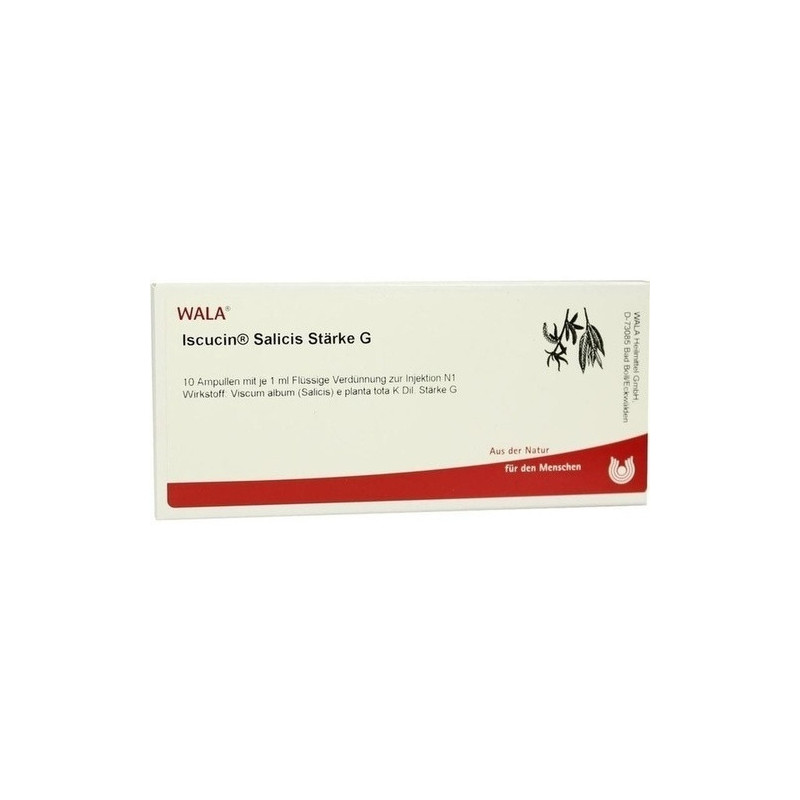 ISCUCIN SALICIS STAERKE G, 10X1 ML – PZN 3083558