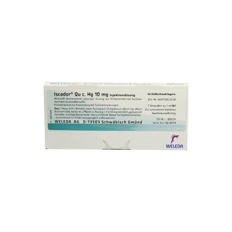 Iscador Qu c. Hg 10mg, 7X1 ML – PZN 1386378