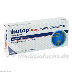 Ibutop 400mg Schmerztabletten, 20 ST – PZN 7761914