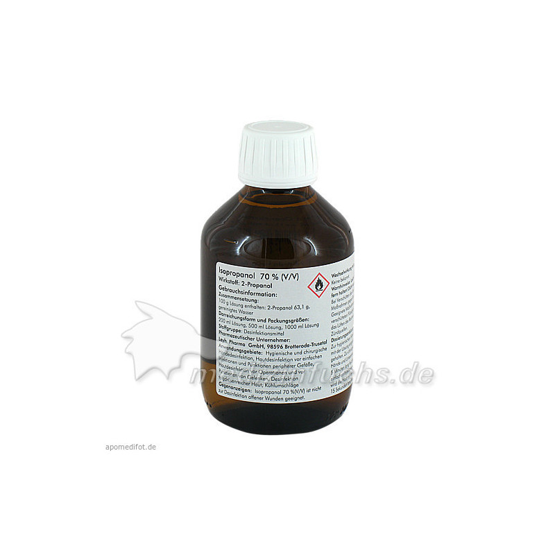ISOPROPANOL 70%, 200 ML – PZN 4581034