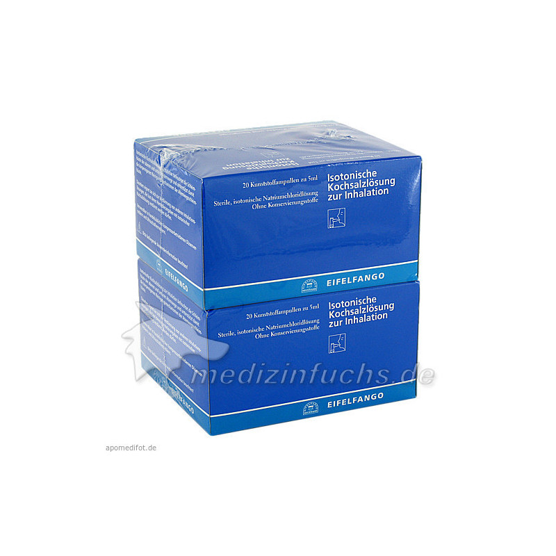 Isotonische Kochsalzlösung zur Inhalation, 40X5 ML – PZN 7027367