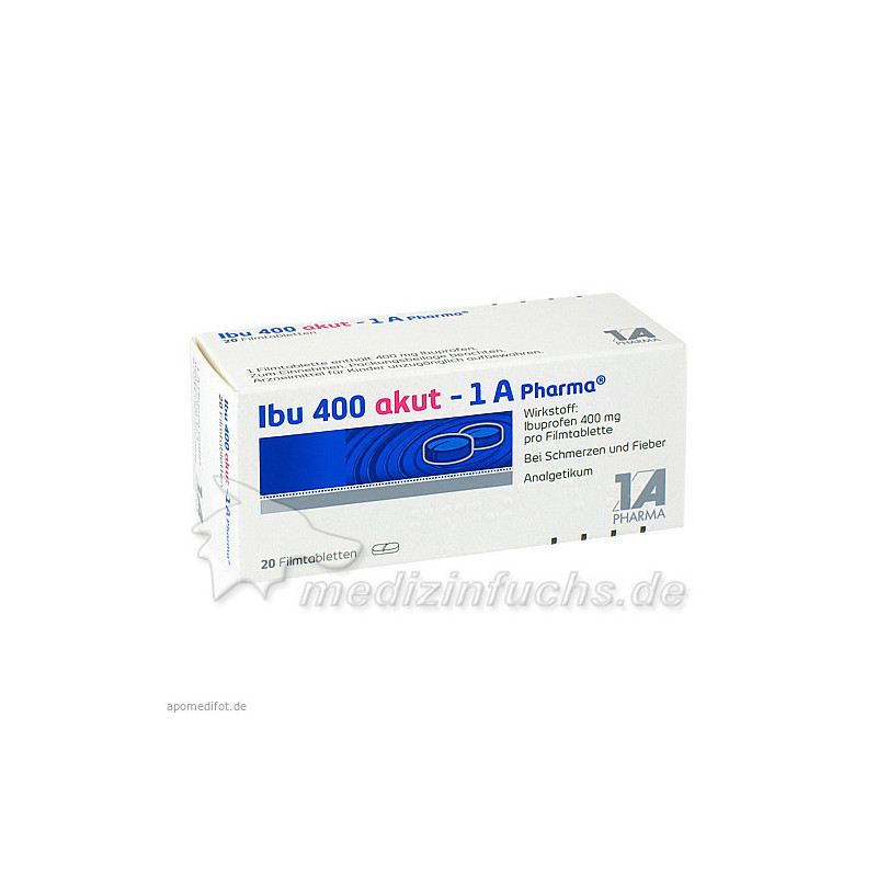 Ibu 400 akut - 1A-Pharma, 20 ST – PZN 2013219