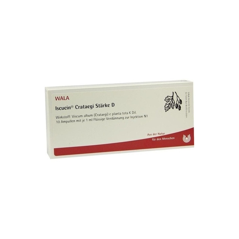 ISCUCIN CRATAEGI STAERKE D, 10X1 ML – PZN 3083305