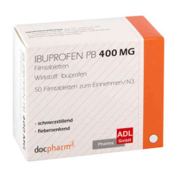 Ibuprofen PB 400mg (50 stk) – PZN 6905110