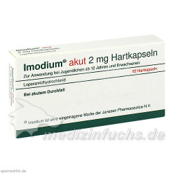 Imodium akut Hartkapseln, 12 ST – PZN 7370740