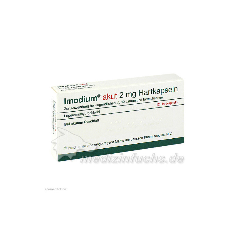 Imodium akut Hartkapseln, 12 ST – PZN 7370740