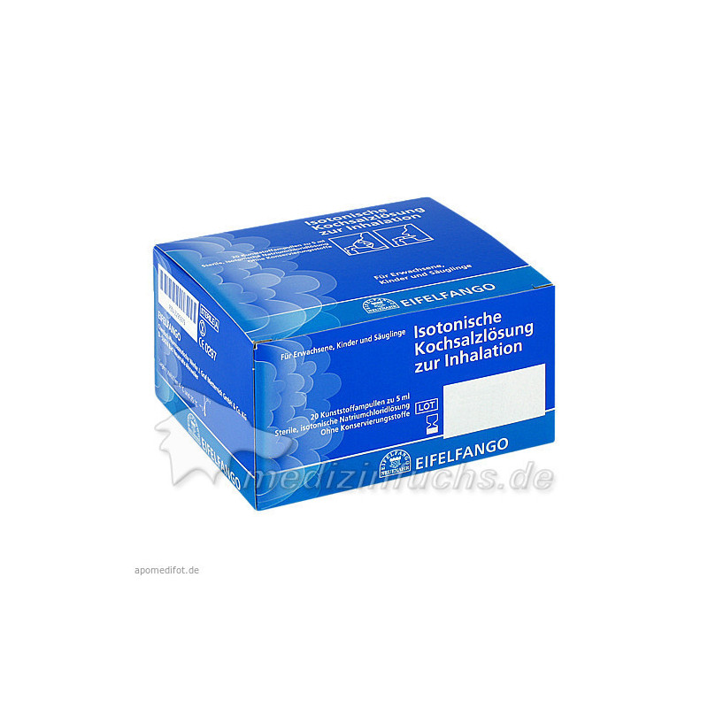 Isotonische Kochsalzlösung zur Inhalation, 20X5 ML – PZN 2295979