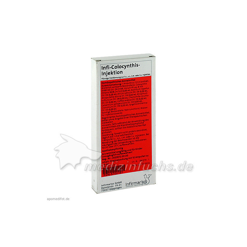 Infi-Colocynthis-Injektion, 10X1 ML – PZN 5702161