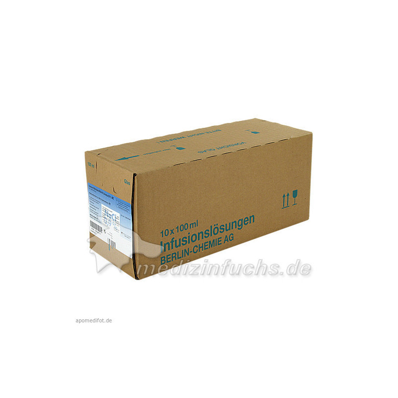 Isotone NaCl Lösung 0.9% BC Glas o. Aufhänger, 10X100 ML – PZN 2946431
