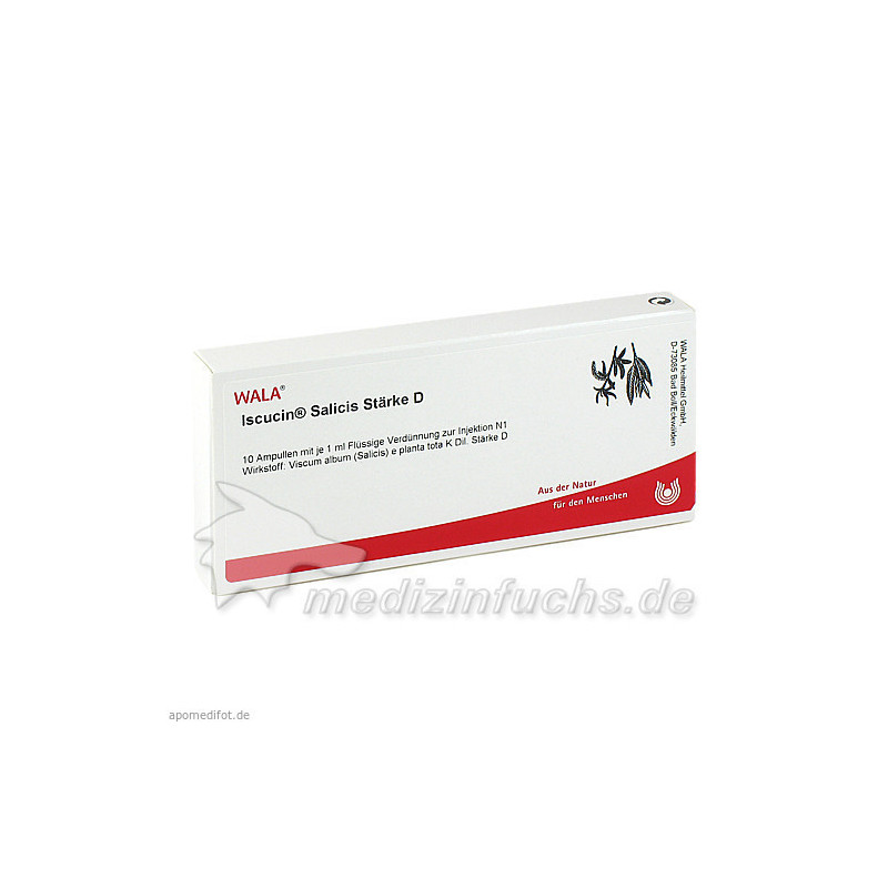 ISCUCIN SALICIS STAERKE D, 10X1 ML – PZN 3083529