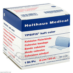 YPSIFIX Haftbind.8 cmx20 m blau, 1 ST – PZN 2860132