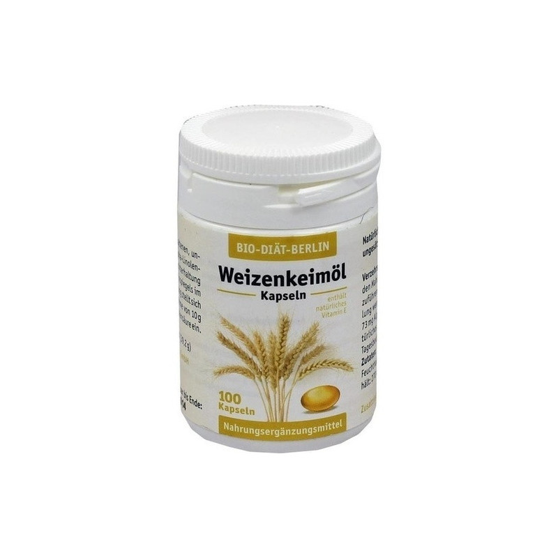 Weizenkeimöl-Kapseln BIO DIÄT, 100 ST – PZN 1880049