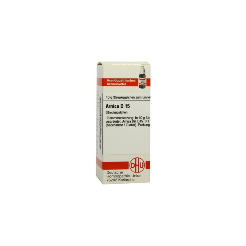 Arnica D 15 Globuli (10 g) – PZN 4205041