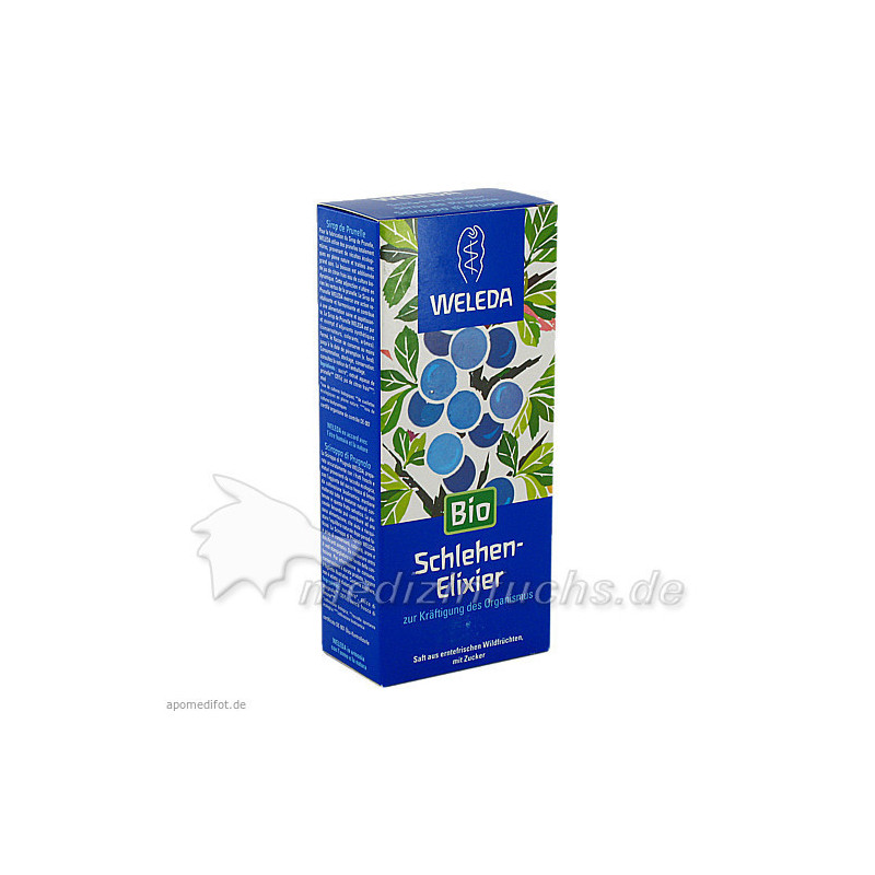 WELEDA Schlehen Elixier, 200 ML – PZN 916503
