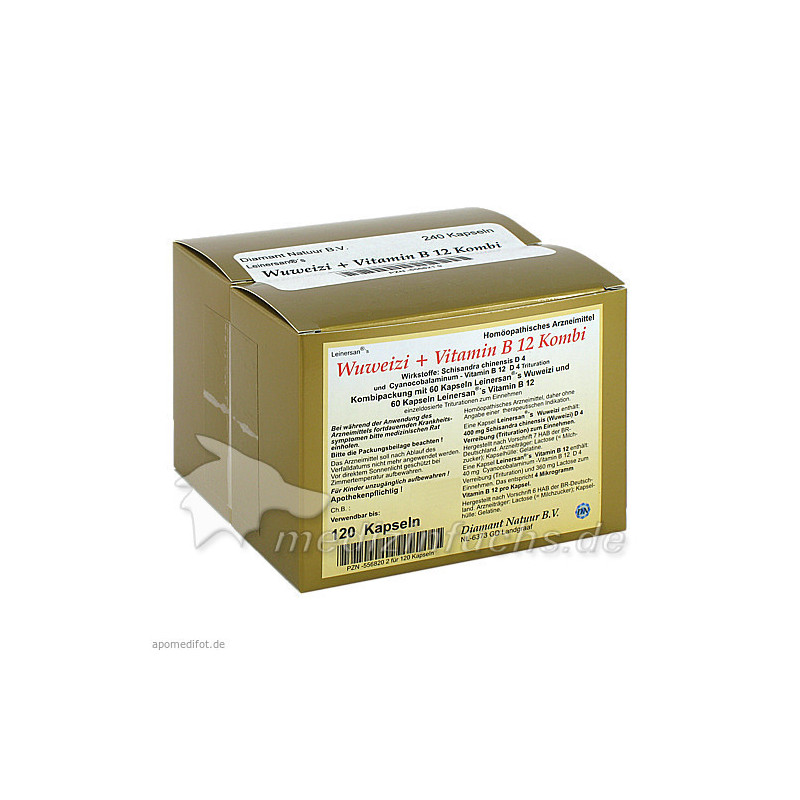 WUWEIZI+Vitamin B12 Kombi Kapseln, 240 ST – PZN 5568219