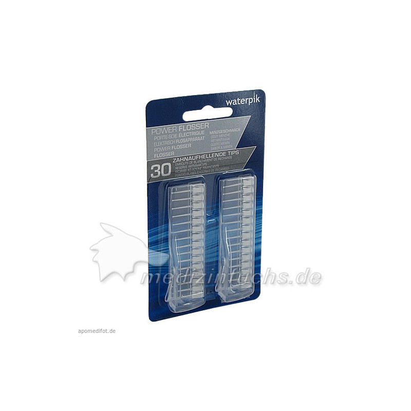 WATERPIK Flosser Tips Whitening FTW-01, 30 ST – PZN 586922