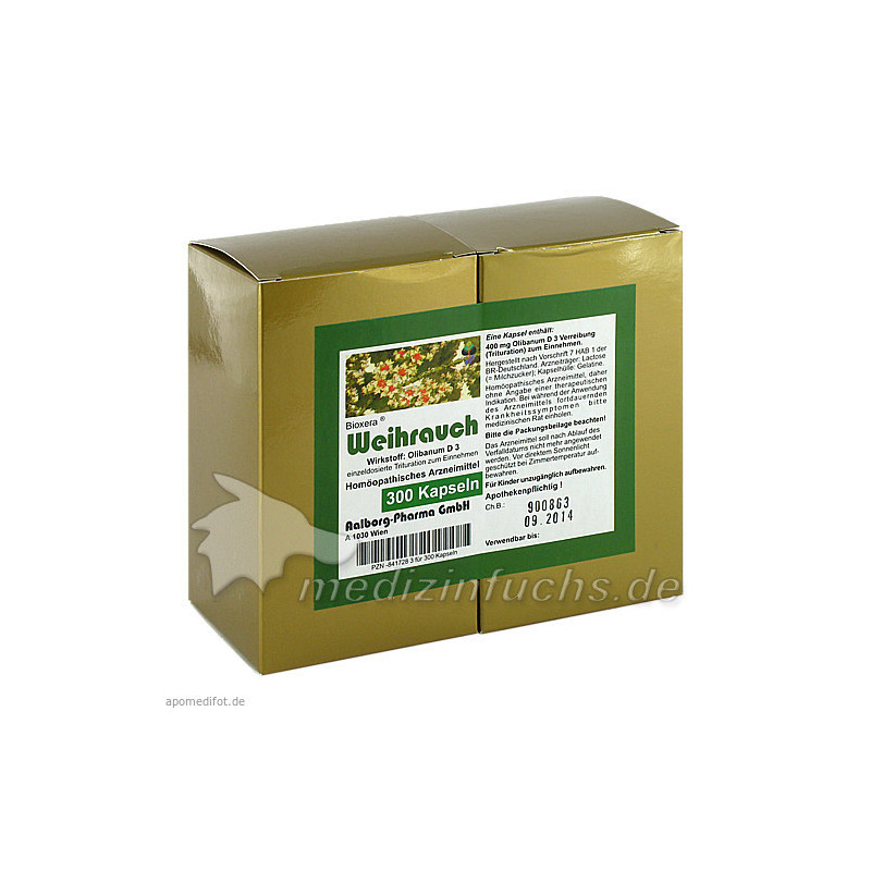 WEIHRAUCH BIOXERA Kapseln, 300 ST – PZN 8417283