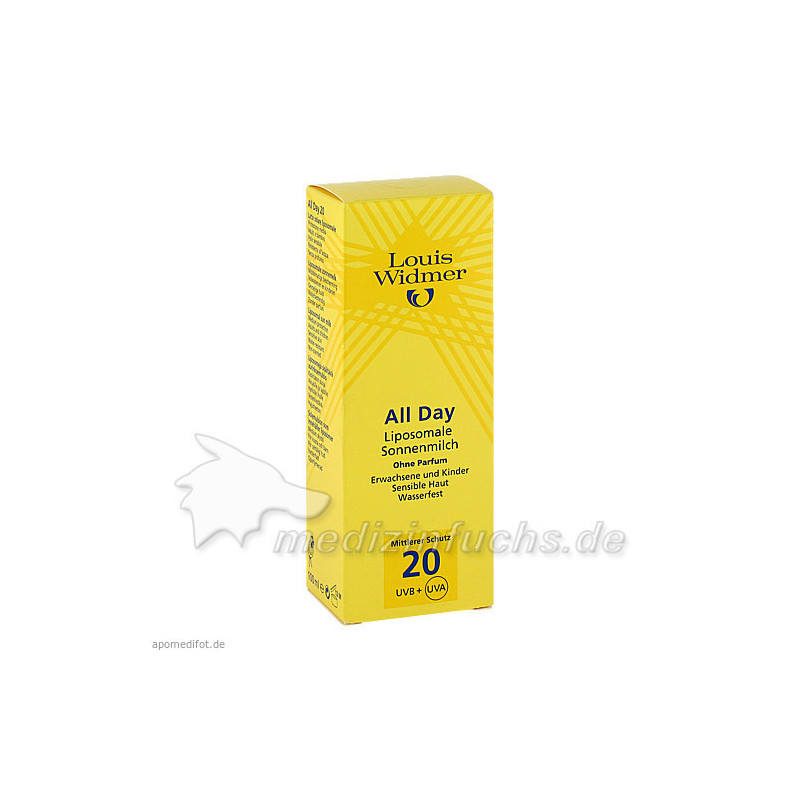 WIDMER All Day 20 Milch unparf, 100 ML – PZN 9167115