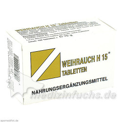 WEIHRAUCH H15 Tabletten, 100 ST – PZN 1559962
