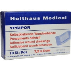 WUNDVERBAND Ypsipor steril 5x7,2 cm, 10 ST – PZN 6337002