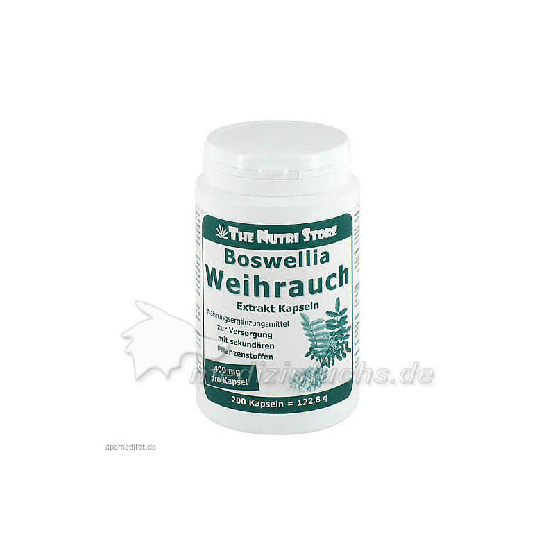 WEIHRAUCH 400 mg Kapseln, 200 ST – PZN 432283
