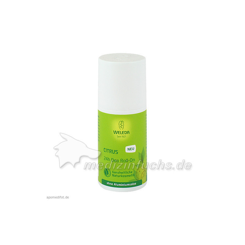 WELEDA Citrus 24h Deo Roll-on, 50 ML – PZN 12419862