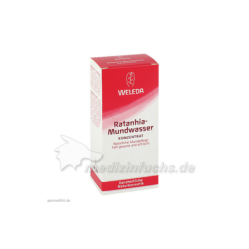 WELEDA Ratanhia Mundwasser, 50 ML – PZN 506596
