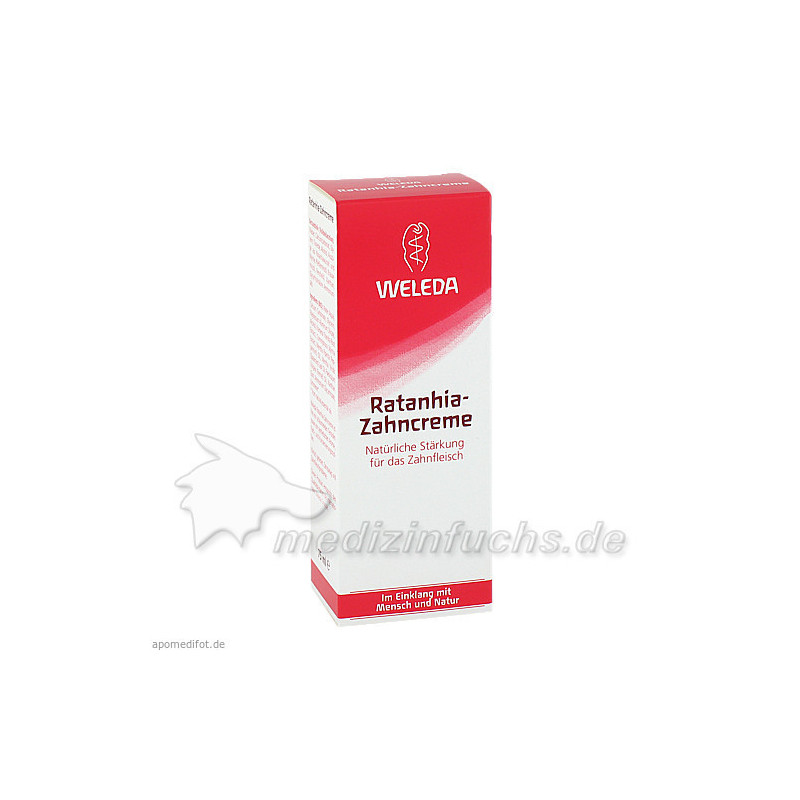 WELEDA Ratanhia Zahncreme, 75 ML – PZN 506550