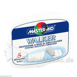 WALKER Hydrokolloid Blasenpflaster 5x5 cm, 5 ST – PZN 7008683