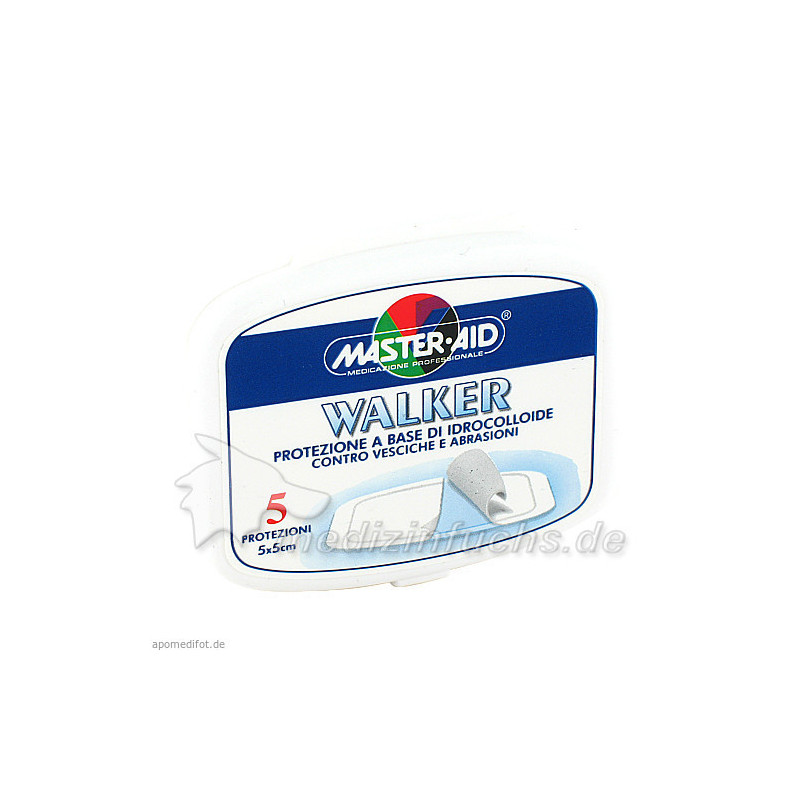 WALKER Hydrokolloid Blasenpflaster 5x5 cm, 5 ST – PZN 7008683