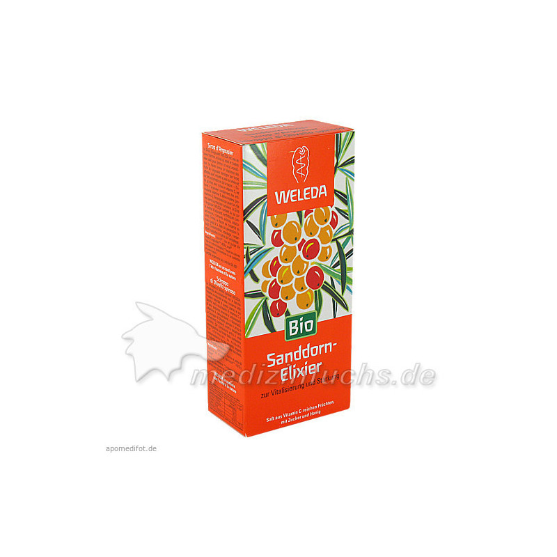 WELEDA Sanddorn Elixier, 200 ML – PZN 901192
