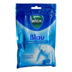 Wick Blau Menthol Bonbons mit Zucker Beutel (72 g) – PZN 12595317