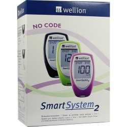 WELLION SmartSyst.2 Blutz.Messg.Set mg/dl schw., 1 ST – PZN 2646054